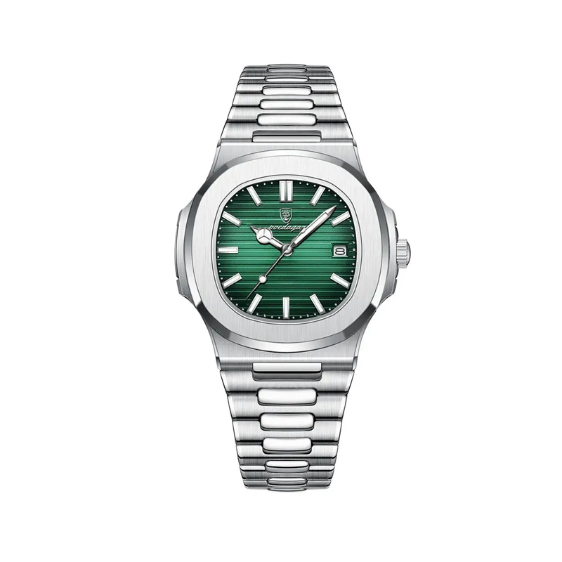 Poedagar 613 Crystal Green- Quartz Watch