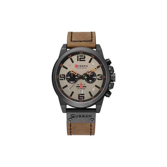 CURREN-8314 Waterproof Chronograph Soft Brown