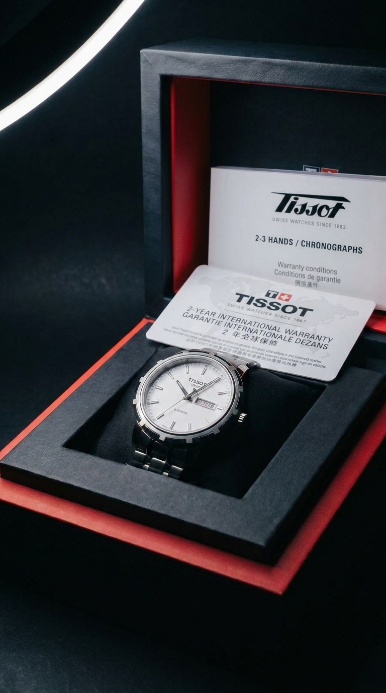 Tissot 1685 Casistic — Classic White | Premium Stainless Steel | Japan Movement