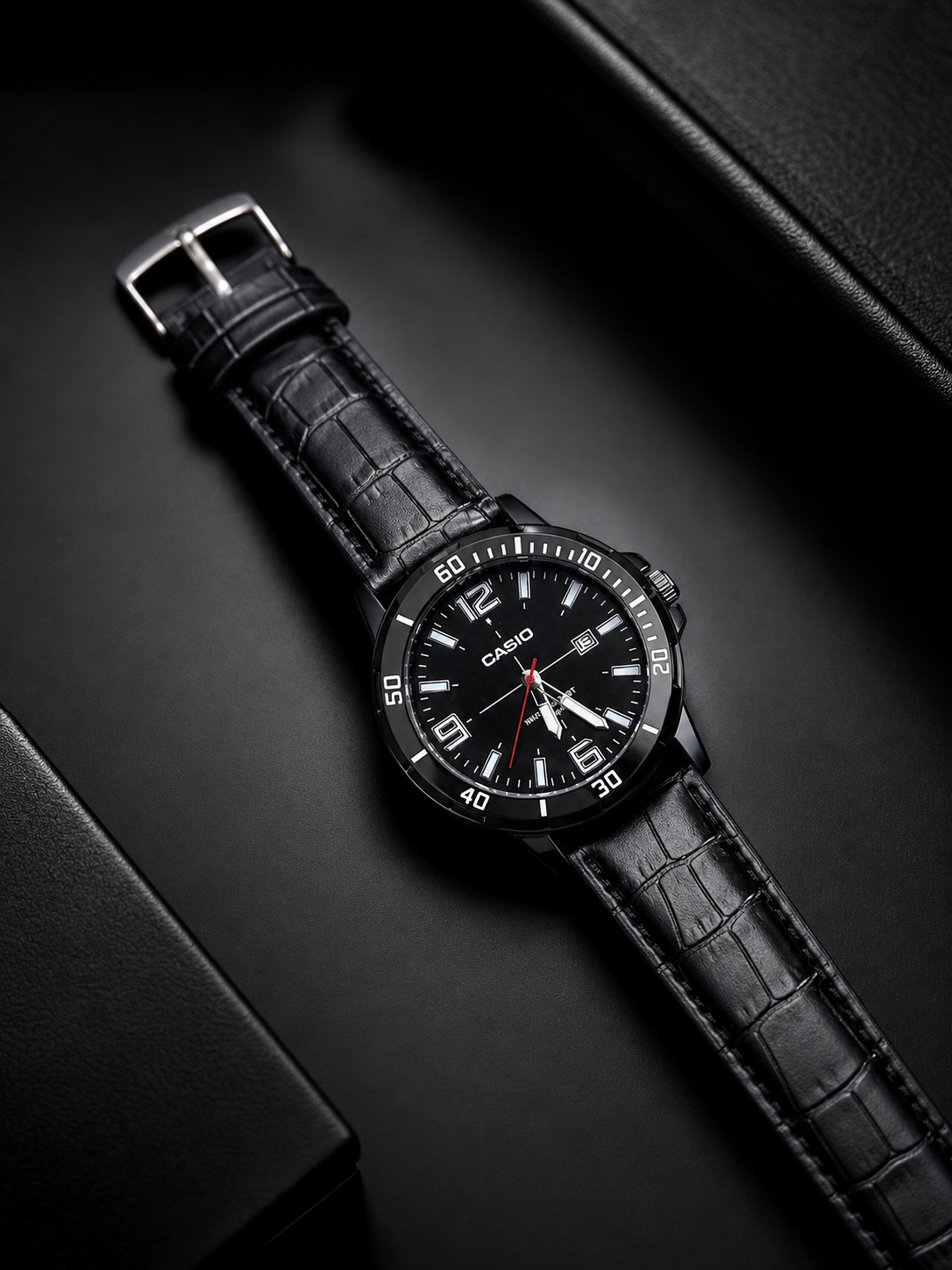 The Diver Elite — Casio MTP-VD01L | Ultimate Black